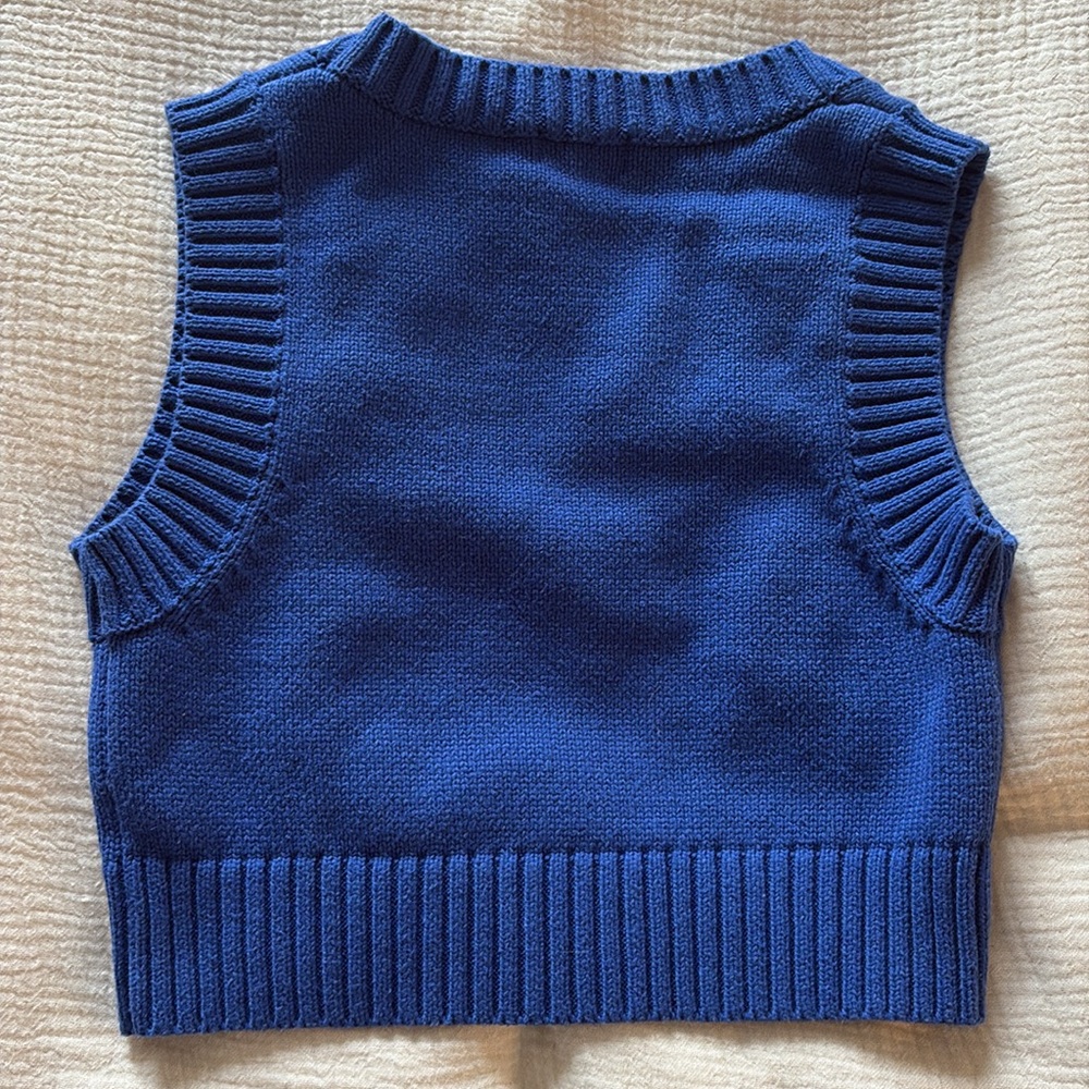 superdown Blue Knit Top - Picture 3 of 4